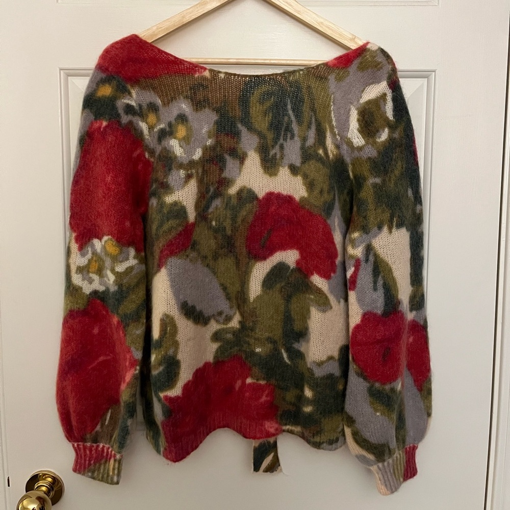 Sézane open back sweater